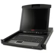 APC AP5816 LCD Rack Console with Analog - 16 Computer(s) - 43.2 cm (17"") - TouchPad - AP5816