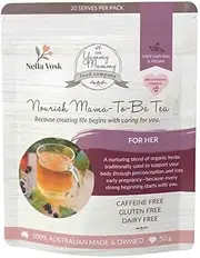 Yummy Mummy Food Company Mum-To-Be Fertility Tea | Hormone Balancing Herbal Tea with Raspberry Leave, Nettle, Shatavari & Chaste Berry – Natural & Caffeine-Free | 20 Serves