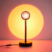 WiFi-enabled Smart LED Sunset Light - Home Automation, Remote Control.