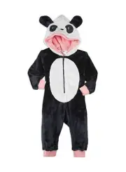 Pumpkin Patch girls Fluffy Panda all in one Size 3-4