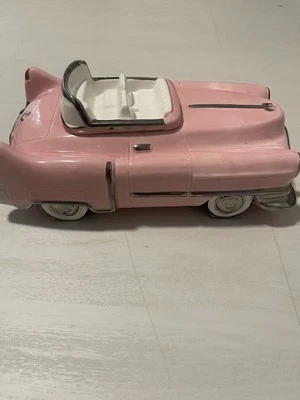 Vintage Pink Cadillac Cookie Jar - Like Elvis’s! Cool Classic Excellent Shape*