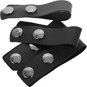 [Gogogmee] Snap Closure Belt Connectors 4pcs Retainer Clips for Heavy Duty Belts for Outdoor