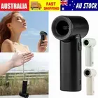 Bladeless Hand Held Fan Cooler USB No Leaf Portable Handy Summer Mini Mute Fan