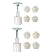 Moon Cake Mould Autumn Festival Cookie Cutter Rose Cake Moon Stamps Gift