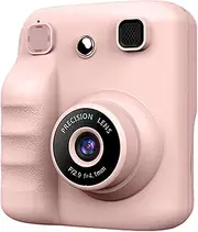 Generic Instant Print Camera for Kids, 48MP Video Digital Camera with 3 Roll Printing Paper and 32G Card, 1080P HD Video, Fun Creative 3 to 14 Years Old Kids (Pink)
