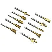 1/8" 3MM Professional Titanium Hss Router Bits Trimmer Shank For Rotary Tool