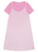 GUESS Pink T-Shirt Dress Set Size: 10, Cotton