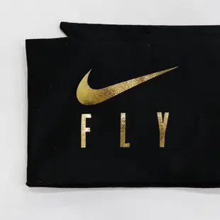 Nike 頭帶 Dri-FIT Fly Icon Head Tie 黑 金 忍者【ACS】N100354701-5OS