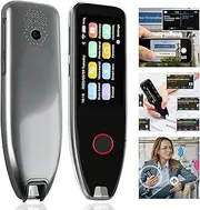 Scan Reader Pen, 113 Languages Dyslexic Reading Pen, Reading Pen for Dyslexia 3.0 Inch LCD Touch Screen, Support Online/Offline Translation, OCR Reading Device for Meetings, Travel, Study Silver Gray