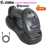 Zebra LI4278-TRBU0100ZAC Wireless Bluetooth Barcode Scanner w/Cradle USB Cable
