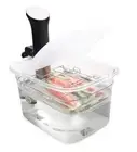 12-Qt Sous Vide Container with Built In Rack & Lid Compatible w/ Most Sous Vide