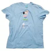 Vintage Paul Frank Tshirt, Womens, Arthur the Flamingo, Blue, Small