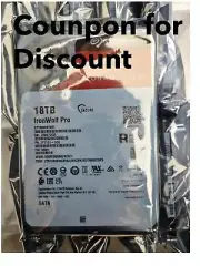 Seagate 18TB Ironwolf Pro ST18000NT001 Hard Drive Internal