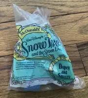 1992 McDonald's Happy Meal Toy Snow White & the Seven Dwarfs - Dopey & Sneezy