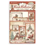 Stamperia Gear Up For Christmas Cards & Tags Collection Card Making Set Paper