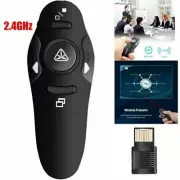 2.4 GHz USB Wireless Presenter PPT Clicker Remote Red Laser For Mac PC Laptop