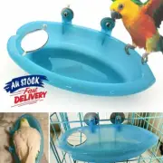 Parrot Bathtub Pet Cage AccessVNies Bird Budgie Bath Shower Box Cage with Mirror