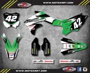 Kawasaki KXF 450 2016 - 2017 Full custom sticker kit FLASH STYLE decals graphics