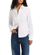 [Marcs] Hallie Slim Fit Shirt in White