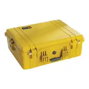 Pelican 1600 Case - Yellow with Foam