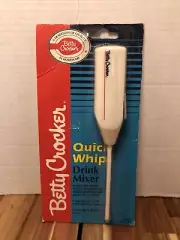 New Betty Crocker Quick Whip Battery Operated Drink Mixer