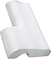Supportive Memory Foams Pillow for Neck Pain Couples Breathable Polyester Sleeping Pillow for Couple Memory Pillow, Left arm Model