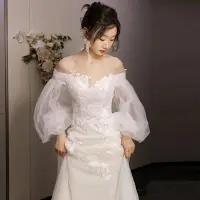 在飛比找蝦皮購物優惠-【現貨】禮服洋裝 禮服洋裝 晚禮服 演奏禮服 訂婚洋裝 晚宴