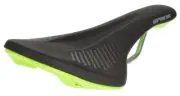Spank Oozy 220 Saddle Black/Green 144mm x 265mm MTB 280g