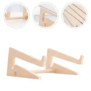 1pc Notebook Heat Sink Base Wood Laptop Bracket Durable Laptop Stand (Wood)