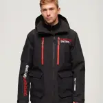 【SUPERDRY】男裝 滑雪外套 保暖 SKI ULTIMATE RESCUE(黑)