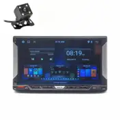 Double Din Car Stereo Touch Screen Carplay Radio GPS Nav WIFI Mirror Link Camera