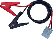 Custom Cable 50A Anderson Plug to Alligator Clips. Customized Length and Wire Gauge. (6mm^2 Wire, 5m)