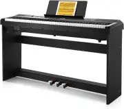 Donner Digital Piano Keyboard Weighted 88 Keys with Piano Stand, Beginner Hom...