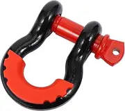 iplusmile D-Ring Shackle u Type Shackle Trailer Ring Heavy Steel Tow Hook Professional Home Towing Hooks