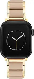 [Anne Klein] Silicone Fashion Bracelet for Apple Watch, Secure, Adjustable, Apple Watch Replacement Band, Fits Most Wrists, Gray