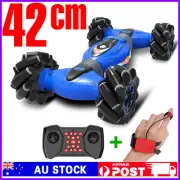 Gesture Sensing Remote Control RC Stunt Car Off - Road Double Sided 4WD Flip Toy