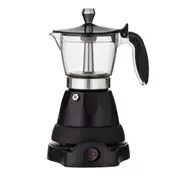Leaf & Bean Electric Espresso Maker 3 Cup/200mL Percolator Italian Coffee Maker