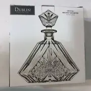 Godinger Dublin Collection Trianglular Crystal 610 ml Whiskey Decanter