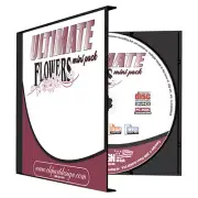 FLOWERS CLIPART-VINYL CUTTER PLOTTER IMAGES-EPS VECTOR CLIP ART GRAPHICS CD