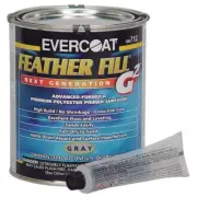 Evercoat Feather Fill G2 Polyester Primer (2K) - Gray, Qt, Made in USA #ME-712