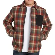 Pendleton Wool Plaid Shirt Jacket Mens S Thick Shacket Trucker Lumberjack Red