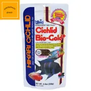 1 Hikari Cichlid Bio-Gold+ Plus 250g MEDIUM Pellets Floating Fish Food Free Ship