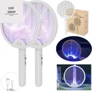Electric Fly Swatter-Portable Bug Mosquito Zapper Racket
