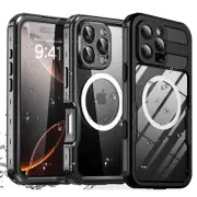 For iPhone 16 14 Pro Max Case Waterproof Shockproof Heavy Duty MagSafe Cover