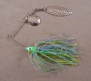 Bass Fishing Lure DR Custom Spinnerbait 5/16 oz, 1 Colorado & 1 Willowleaf Blade