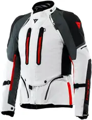 Dainese Super Adventure Absøluteshell, textile jacket D-Dry , color: Light Grey/Grey/Red , size: 60