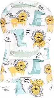 Infants Car Seats Insert, High Chair Pad, Multifunctional Seat Pad, Head Body Support Baby Car Seats Cushion, for Newborn, Lion