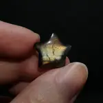 KS O40 出清 可代打孔包框 銀橘光 星星 拉長石 裸石 LABRADORITE 長石光譜石吊墜項鍊掛件能量冥想療癒