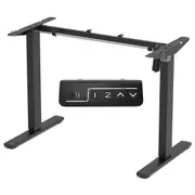 Standing Desk Sit Stand Motorised Adjustable Black Table Frame Only