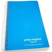 017-18 Prime Student Planner Spiral Bound Amazon Blue Edition Unused Organizer